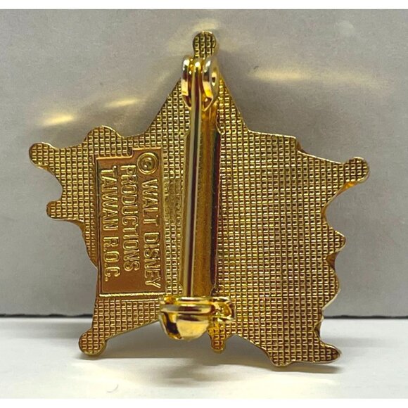 Frontier Land Outlaw Pete Lapel Pin Sheriff Badge Walt Disney Disneyland - Picture 6 of 6